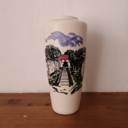 West german mid century vase - west,