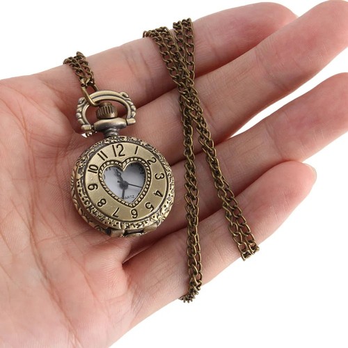 Vintage pocket watch bronze - vintage,