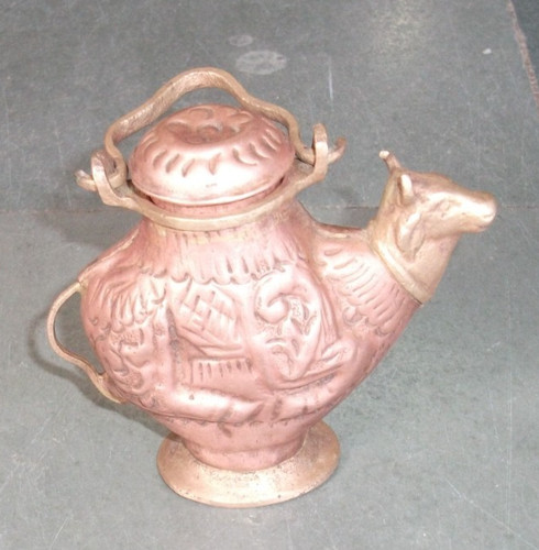 Old cow nandi shape copper - old,