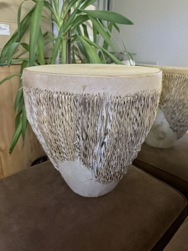 Vintage large african drum - vintage,