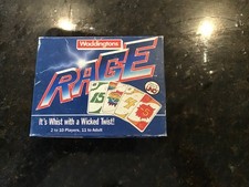 Vintage Rage Card Game (Uno) Waddington Games 1986 *Complete* Uno Variation