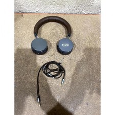 Goji Over Ear Headphones Grey & Brown Wireless Bluetooth Adjustable Headband