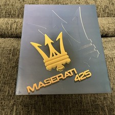 MASERATI 425 CAR SALES BROCHURE with Fold Out Pages - UK Market