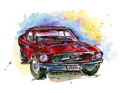 Classic 1960 mustang - 1960's, car