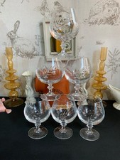 6 x Small Vintage Brandy
