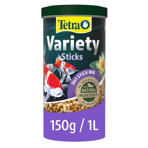Premium pond fish food - food, sticks