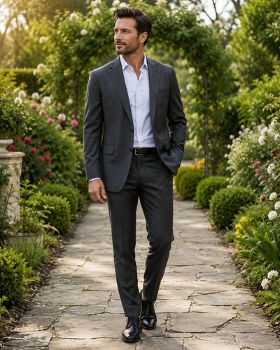 Canali italian 100 wool suit - canali,