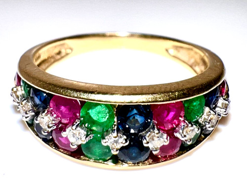 Ring 585 gold 20ct - gold, diamonds