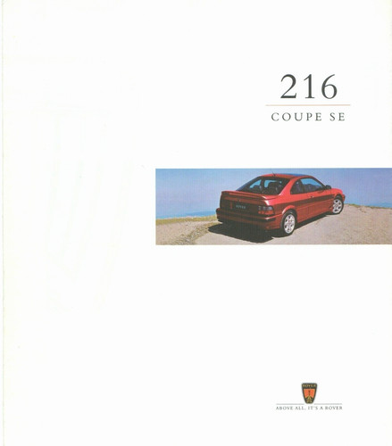Rover 216 coupe 1995 uk - 216, se