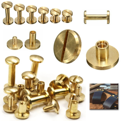 Solid brass chicago - chicago, screws