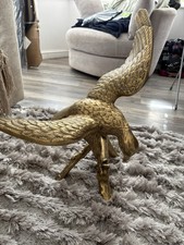 Vintage Brass Eagle Sculpture