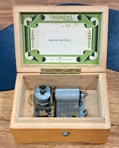Vintage thorens music box - box, a