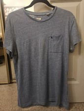 Jack Wills Mens T Shirt Slim Fit Navy Medium Casual Clothing