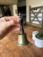 Vintage Brass Hand Bell School