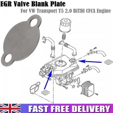 EGR Valve Blank Plate for