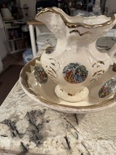 1868 Large Antique Porcelain