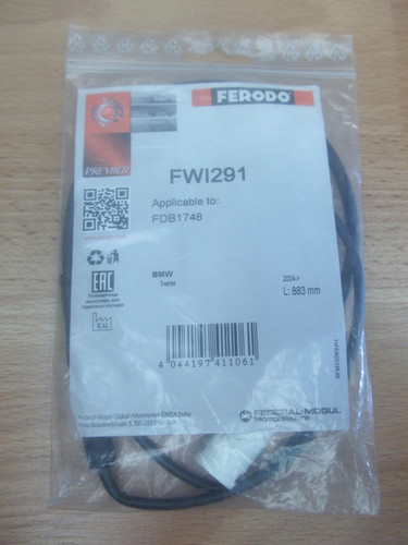 New ferodo fwi291 brake wear - fwi291,