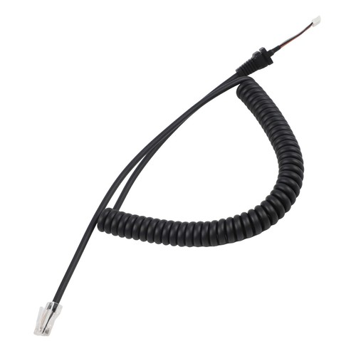 Coiled microphone cable - coiled,