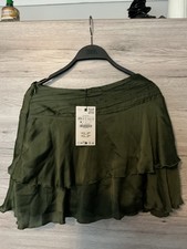 Zara Green Embroidered Mini