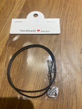Best Friend Heart Cord Necklace