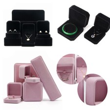 Black pink velvet jewellery - velvet,