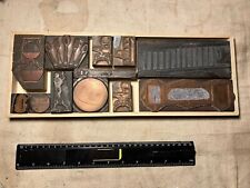 BOX OF VINTAGE BRONZE METAL on