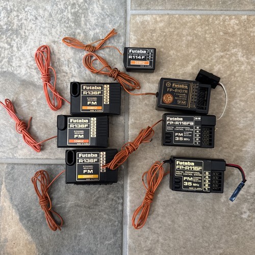 Job lot futaba receivers 35mhz - job,