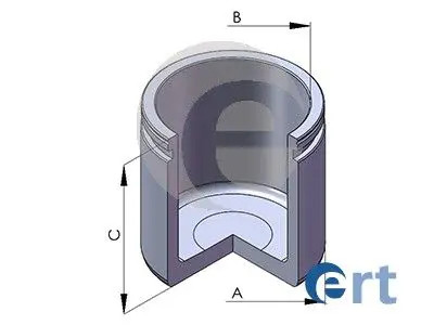 Brake caliper piston front - brake,