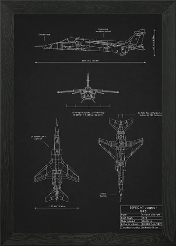 Sepecat jaguar blueprint - sepecat,