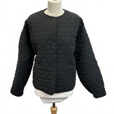 Zara size L Black Quilted