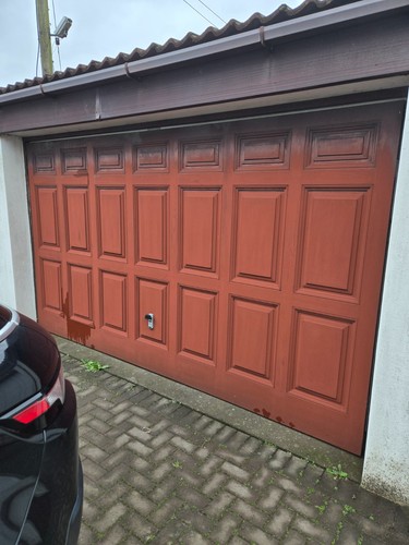 Cardale over garage door - up,