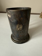 Antique 19thC Pewter Q Tankard