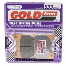Goldfren S33 Brake Pads Rear For Yamaha XJ 900/900 F 1983-1986