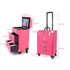 Makeup Case Trolley Nail Polish Beauty Organizer Drawers Cosmetic Storage Box UK