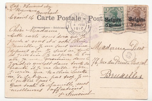 1916 german occupation 0f - 1916,