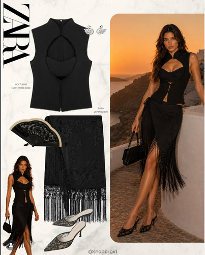 Zara collection embroidered - zara,
