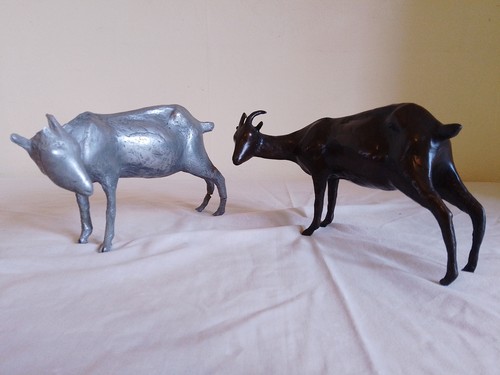Ltd edition bronze goat 5 - ltd,