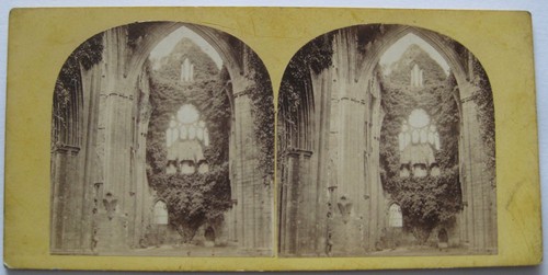 Stereoview tintern abbey north - tintern,