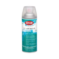 Krylon® UV Archival Varnish Gloss 11oz Can | Non-Yellowing Maximum Protection |