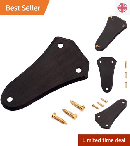 Compact ebony wood guitar - ebony,