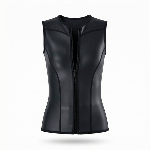 Front zip wetsuit - vest, glossy