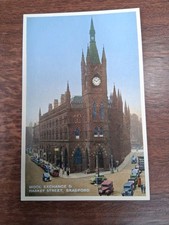 Wool Exchange & Market Street Bradford Dennis Postcard