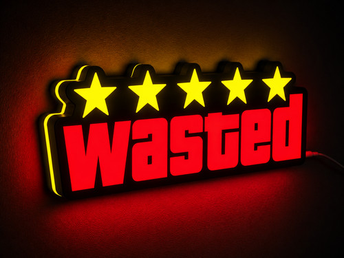 Wasted led light box - light, lamp