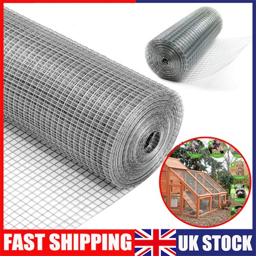Galvanised welded wire - 8m, mesh