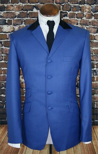 Mod skinhead suit blue - mod, &