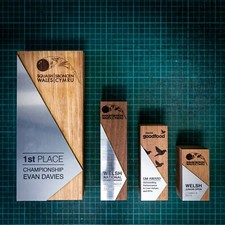 Wood Trophy Award Base Column