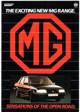 MG Range 1985 UK Market Sales Brochure Metro, Maestro, Montego & Montego Turbo