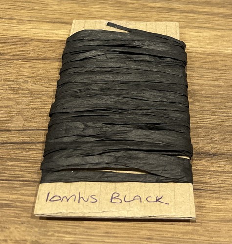 10m black raffia ribbon - of,