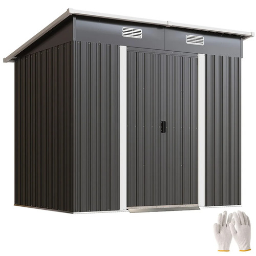 7x4ft lean metal garden - 7x4ft,