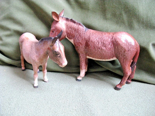 Different donkey figurines - donkey,